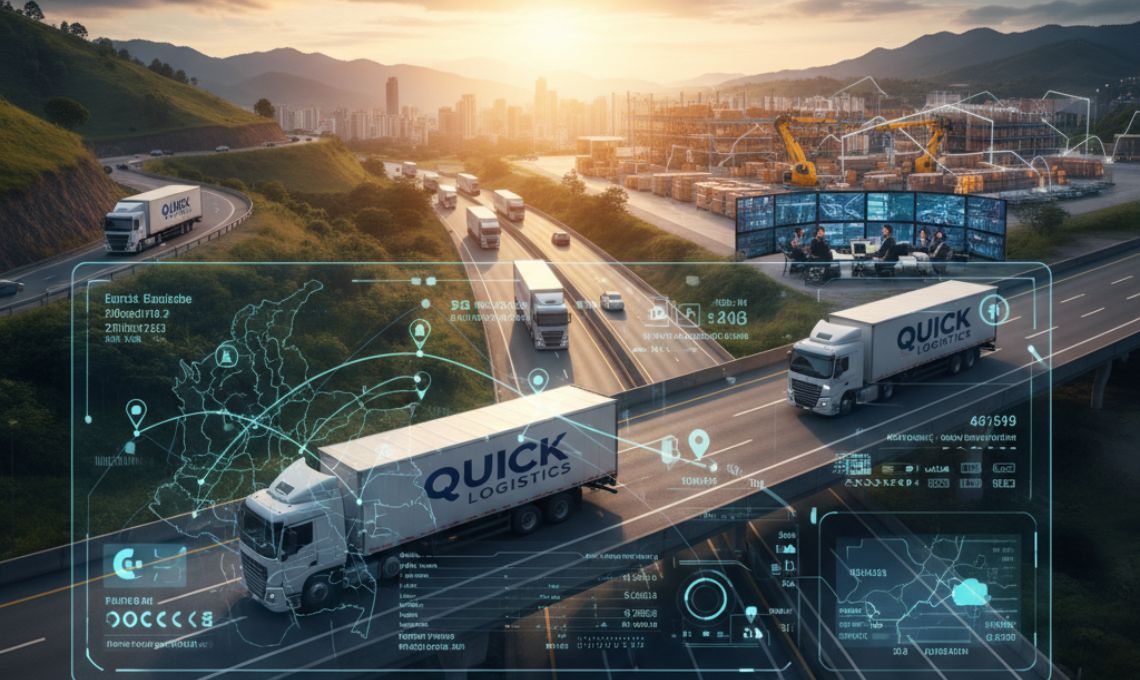Logística en Colombia datos y transformación en tiempo real